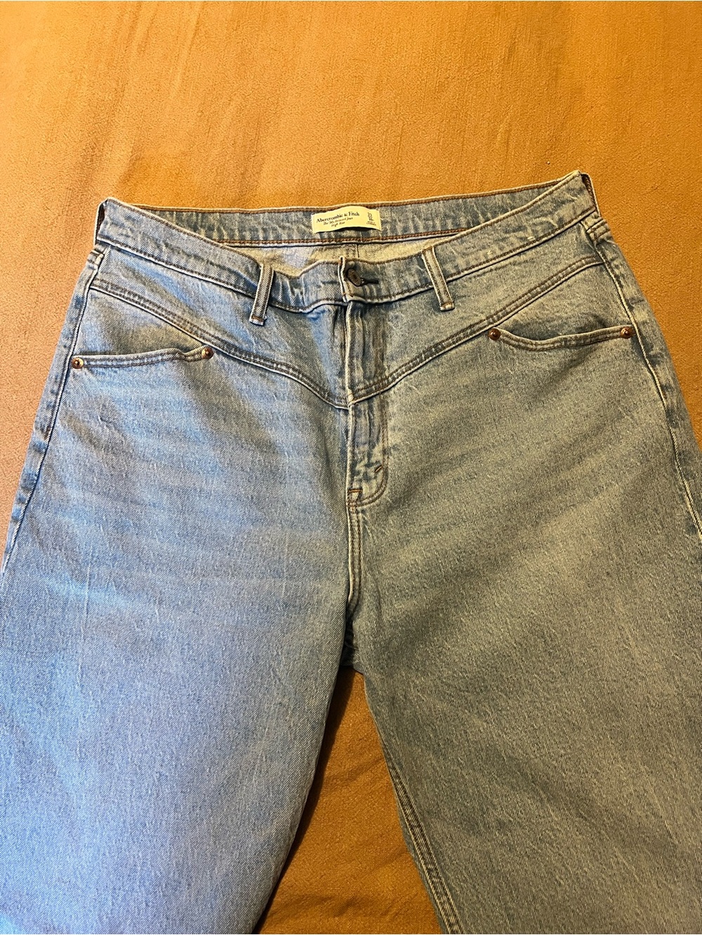 Abercrombie & Fitch Light Blue High-Rise Women's Jeans